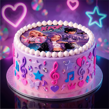 decorazione torte kpop decor