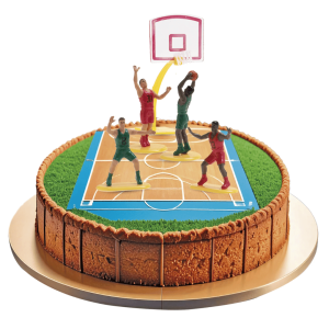 Decorazioni per torte a tema basket