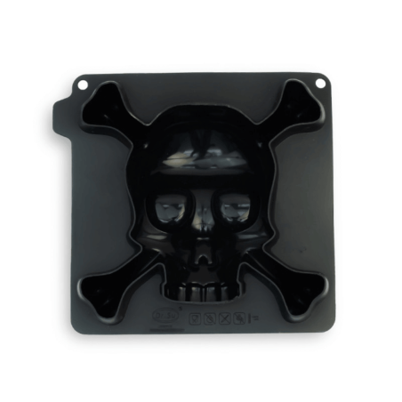 Base per stampo in silicone a forma di teschio, Cécoa Paris