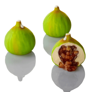 Stampo a trompe l'oeil a forma di fico per 15 dessert individuali