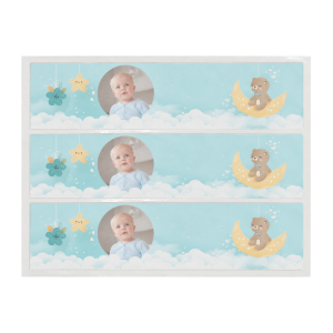 Schema battesimo bambino personalizzabile per torta