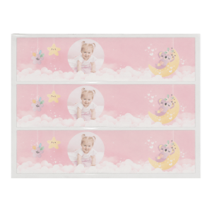 Schema battesimo bimba per torta personalizzabile