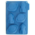 stampo in silicone per torte di compleanno a tema spaziale