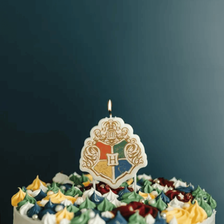 Candela decorativa per torta di Harry Potter