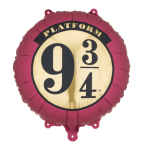 palloncino in alluminio Harry Potter - quai 9 3/4