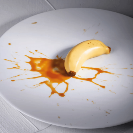 Stampo trompe l'oeil per torta alle banane
