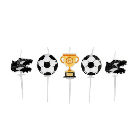 candeline di compleanno a tema calcistico