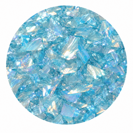 Torta commestibile glitter azuglow azzurro cielo