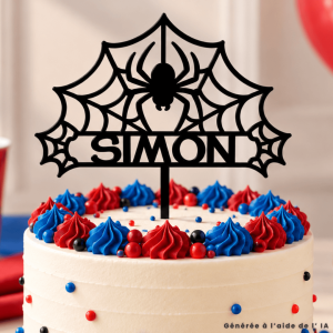 Cake Topper Ragno da personalizzare | Decorazione della torta