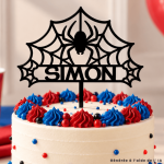 idea per decorazione torta personalizzata a forma di ragno