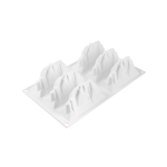 Stampo Silikomart Dolomiti per 6 tronchetti di Natale