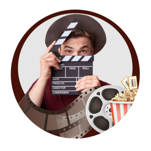 Foto commestibile rotonda 20 cm Cinema