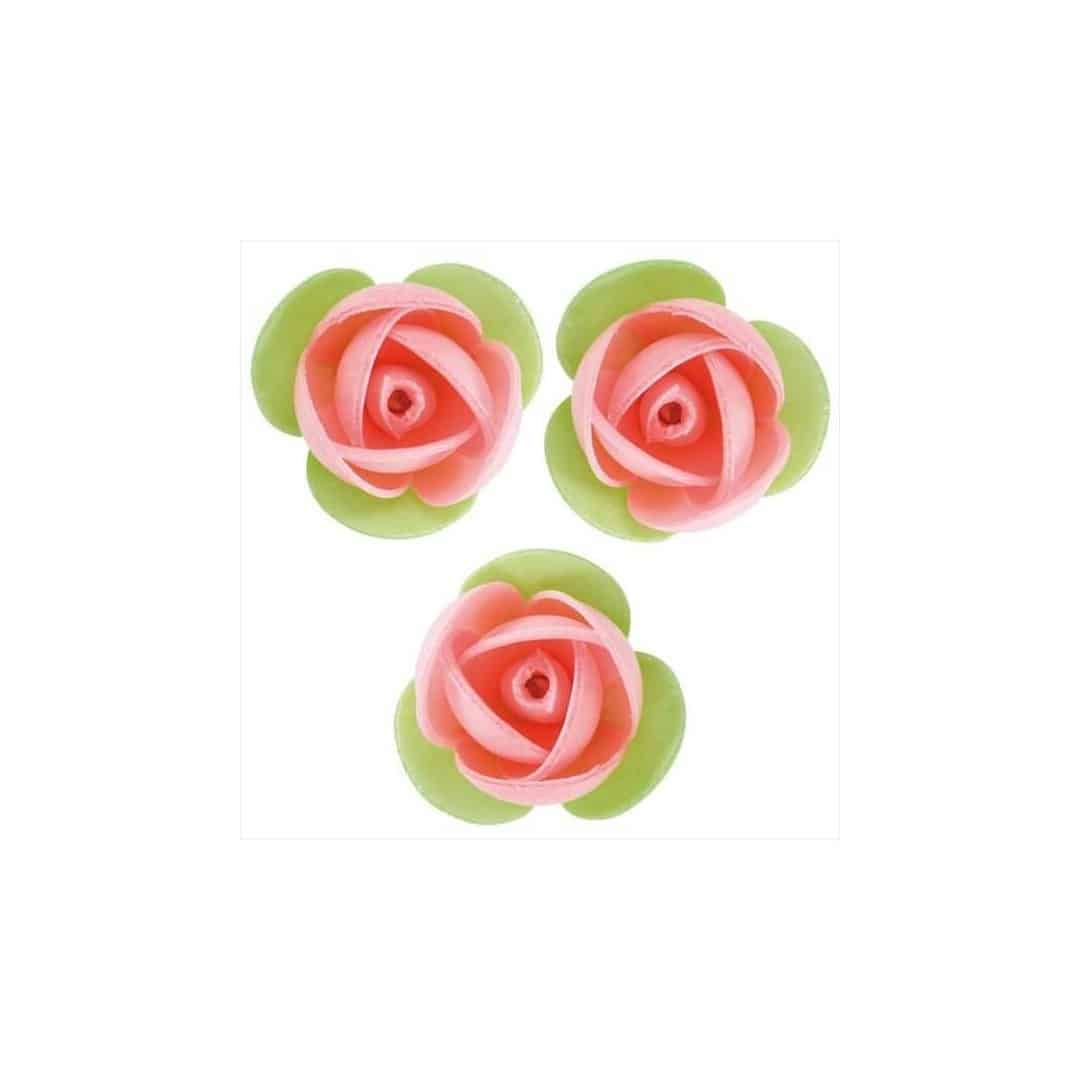 10 rose con foglie di matzo