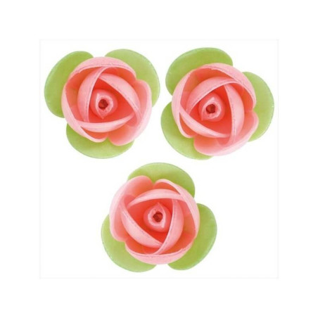 10 rose con foglie di matzo