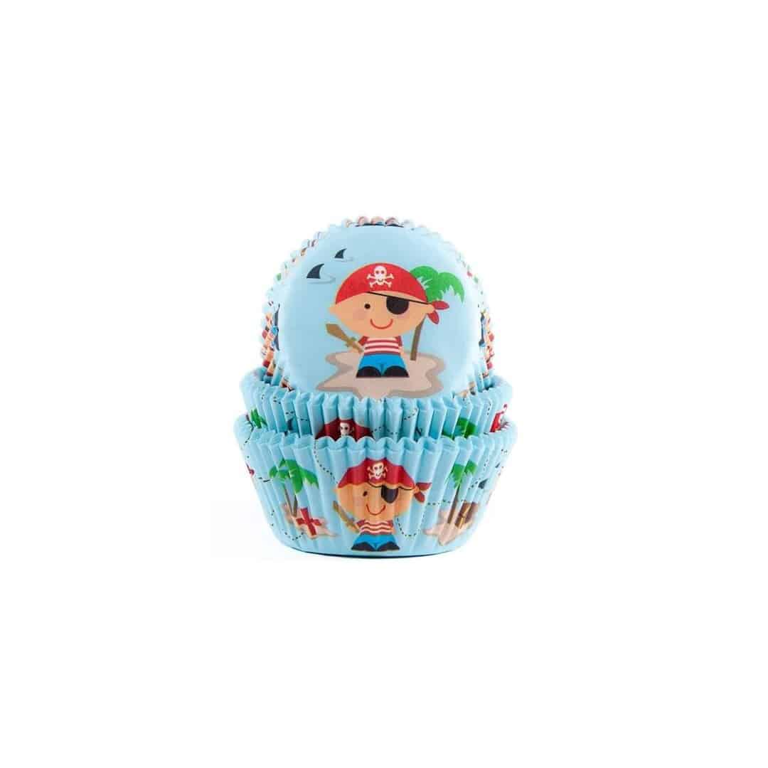 50 pirottini per cupcake pirata