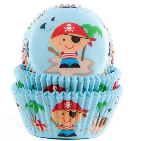 50 pirottini per cupcake pirata