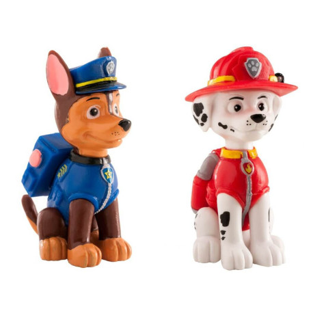 2-Paw Patrol-statuine-di-inseguimento-e-marcus-per-torta