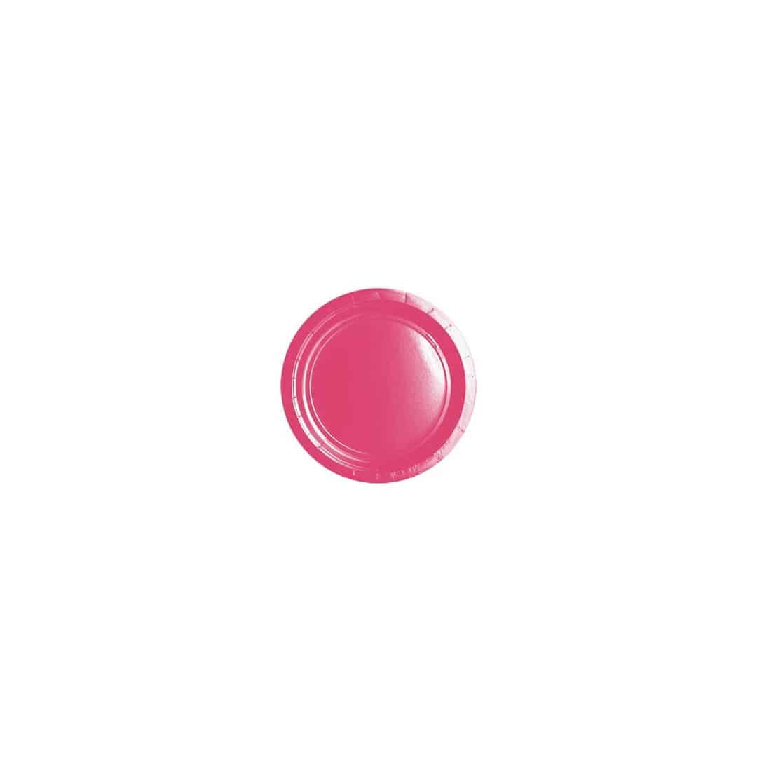 Piatti di carta rosa