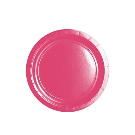Piatti di carta rosa