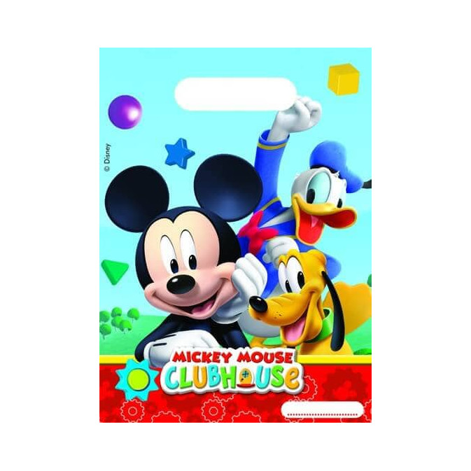 6 sacchetti di plastica di Topolino