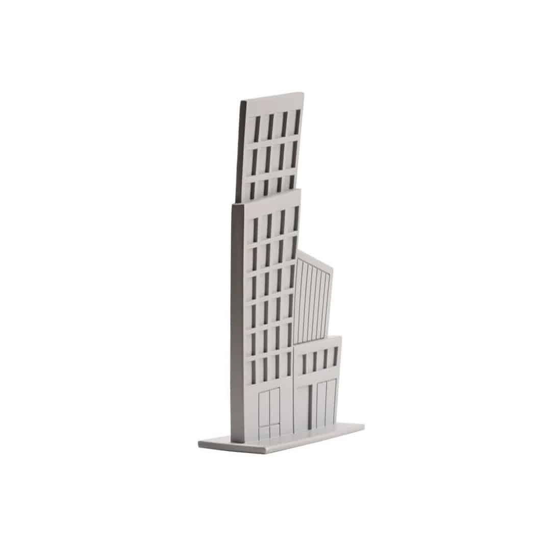 Costruzione in PVC grigio per la decorazione della torta