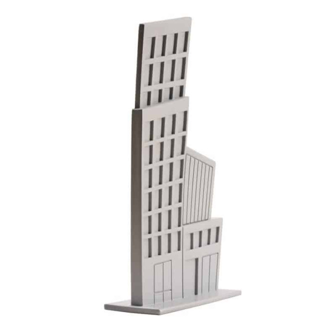 Costruzione in PVC grigio per la decorazione della torta