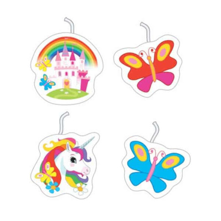 candele di unicorno