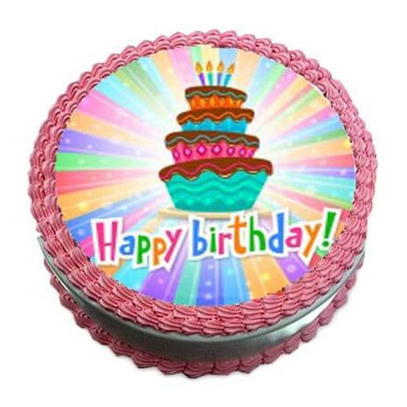 Torta-disco-buon-compleanno
