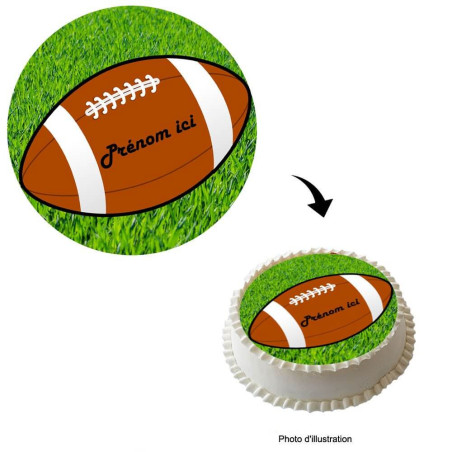 disco-di-zucchero-pallone-da-rugby