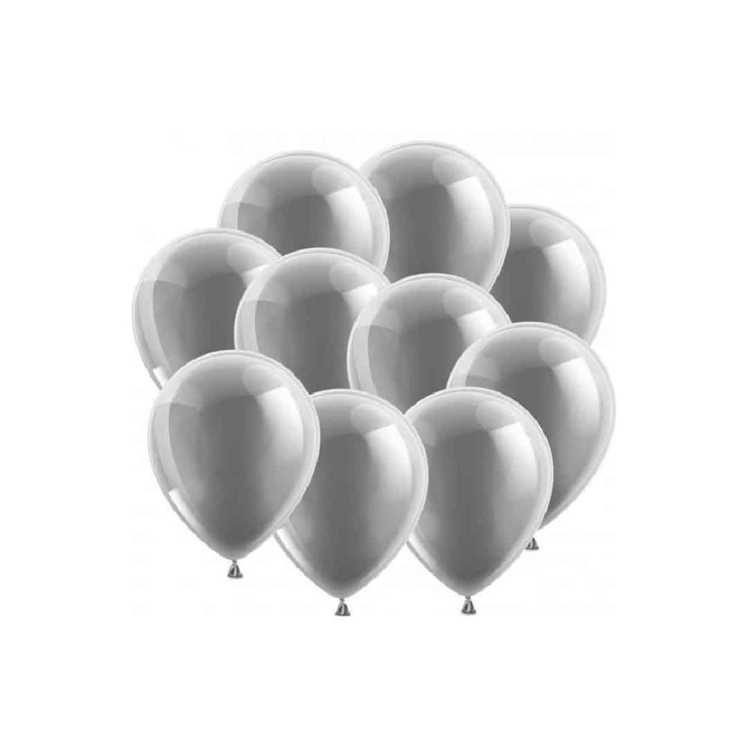 Palloncini madreperla-argento