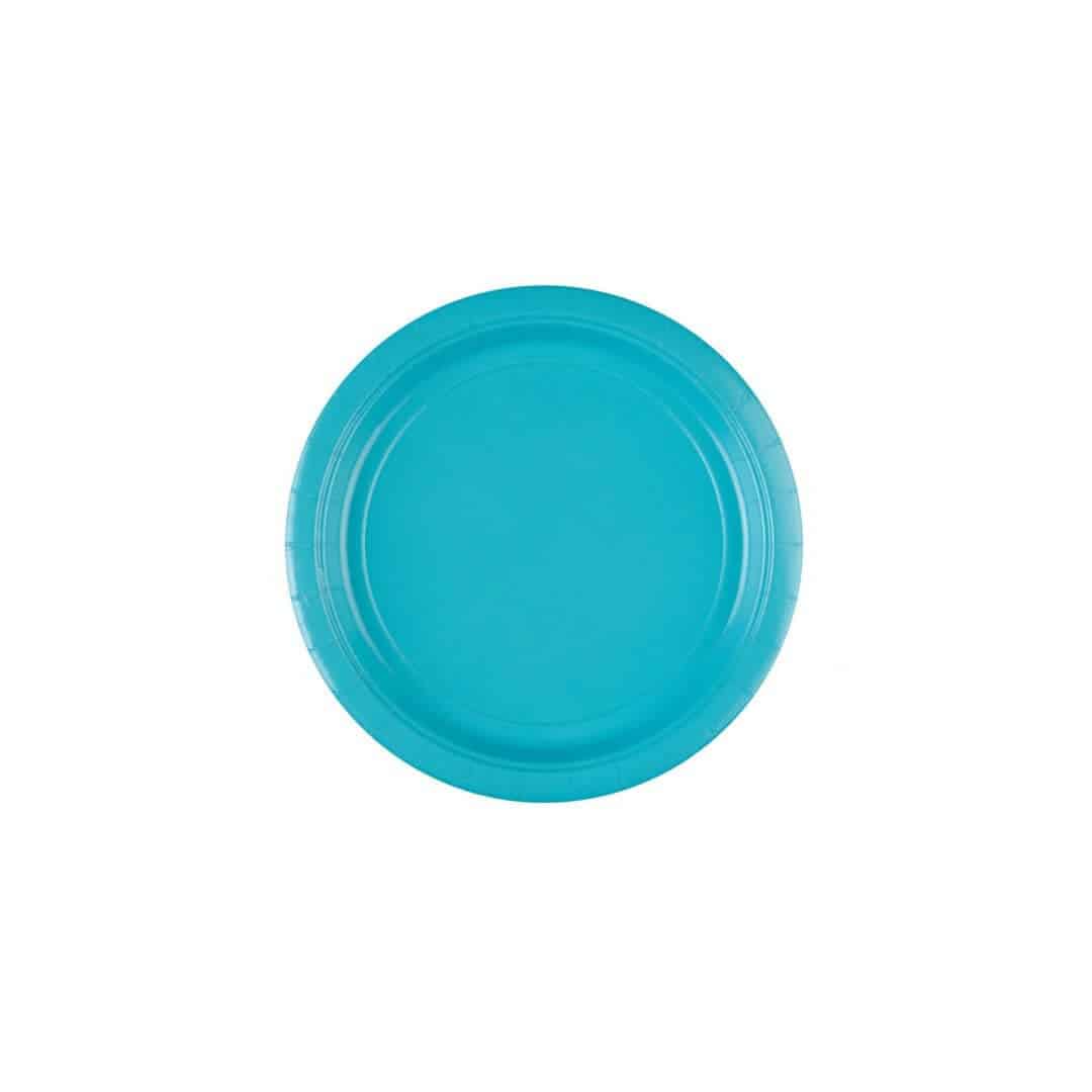 Piatti-cartone-turchese-23-cm