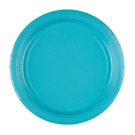 Piatti-cartone-turchese-23-cm