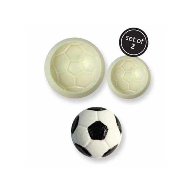 Palloni da calcio 3D con 2 stampini per biscotti