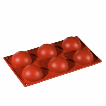 Stampo in silicone 6 sfere Pavoni