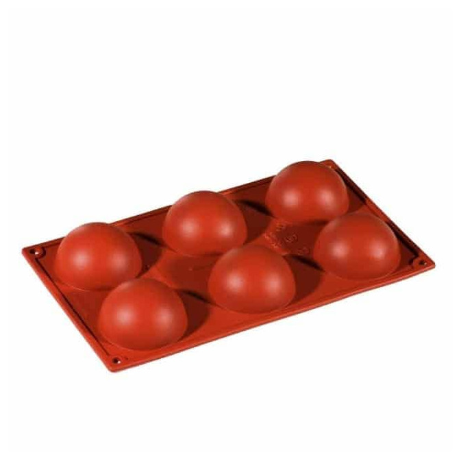 Stampo in silicone 6 sfere Pavoni