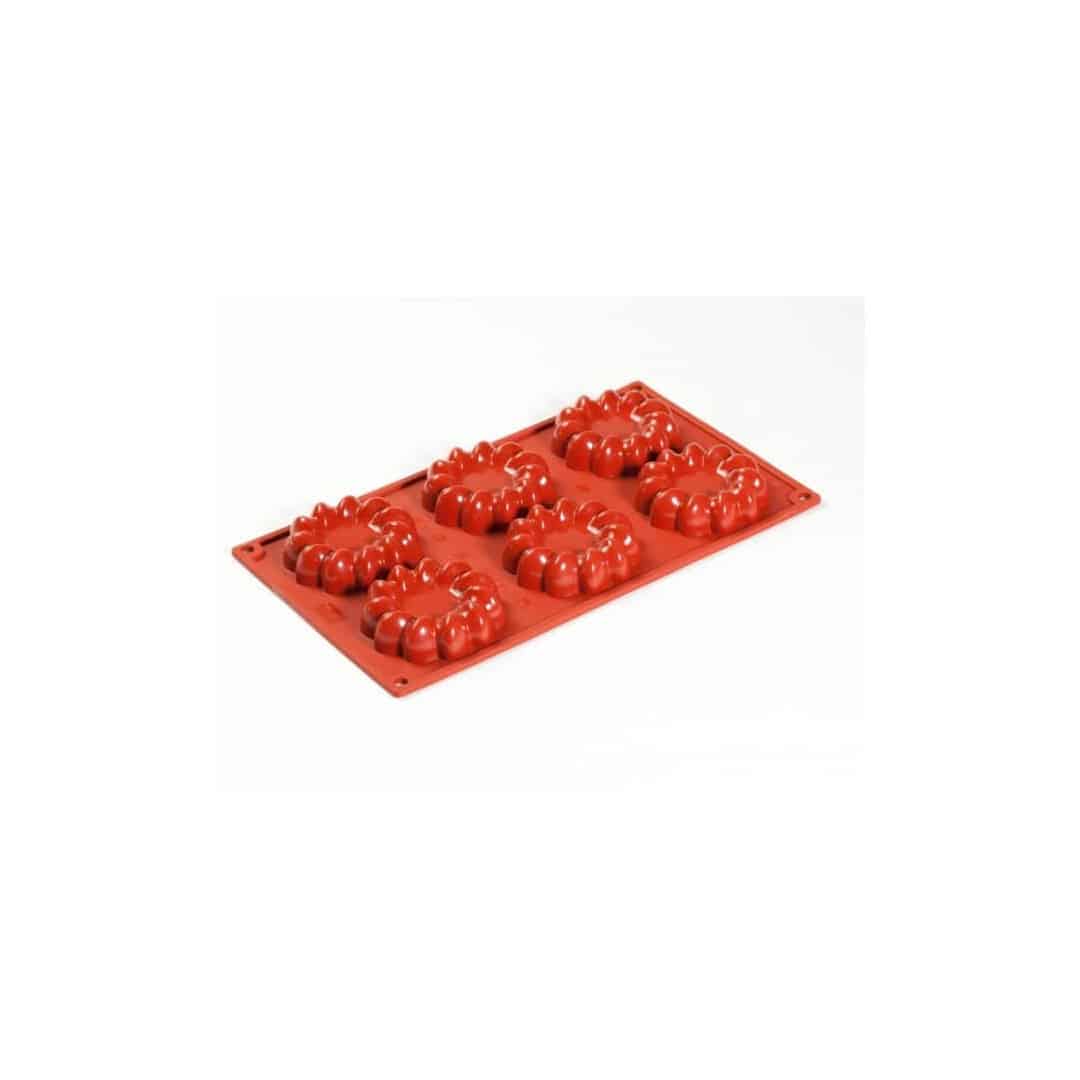 Stampo in silicone a 6 cavità Pavoni