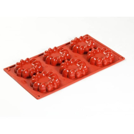 Stampo in silicone a 6 cavità Pavoni