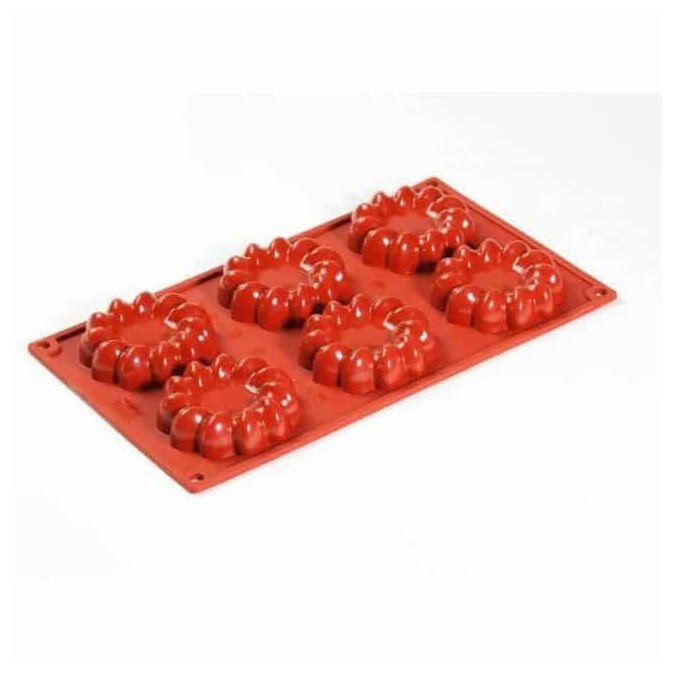Stampo in silicone a 6 cavità Pavoni