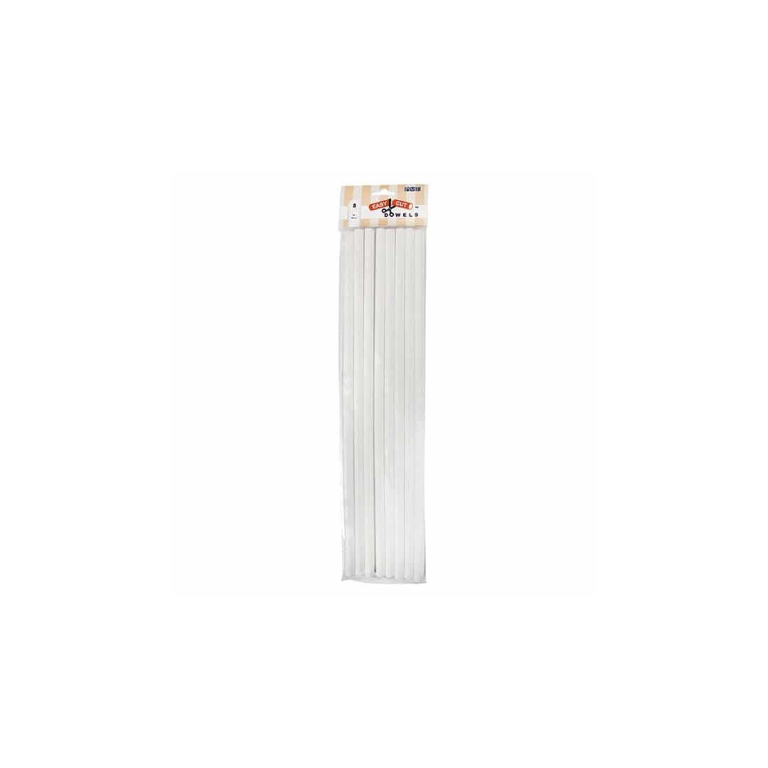 8 tasselli in plastica da 40 cm