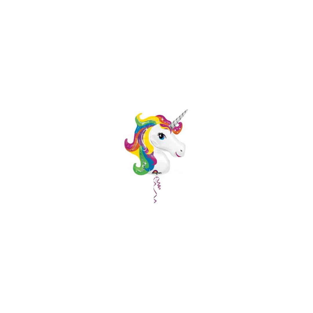 Palloncino unicorno - 83 x 73 cm