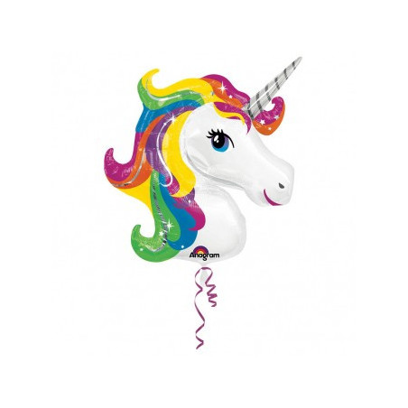 Palloncino unicorno - 83 x 73 cm