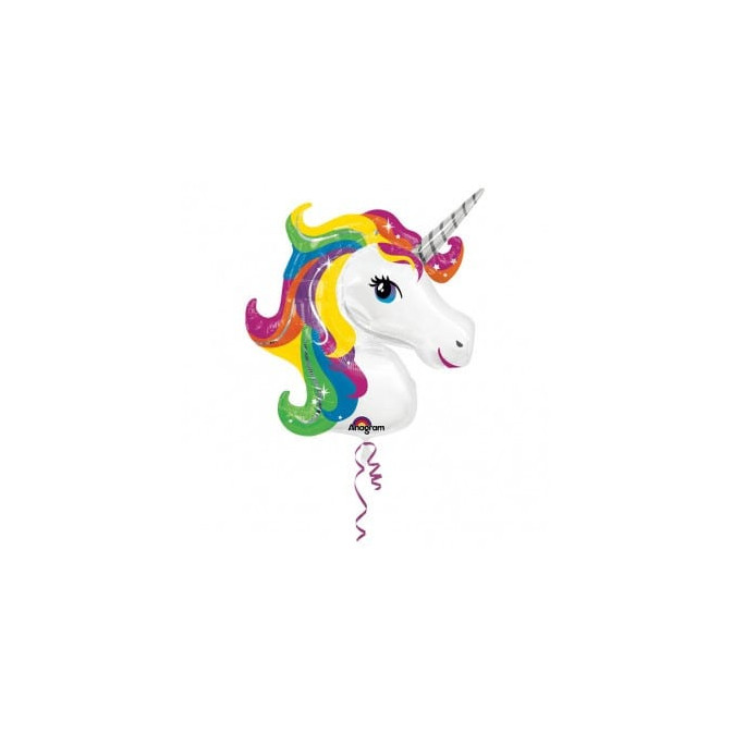 Palloncino unicorno - 83 x 73 cm