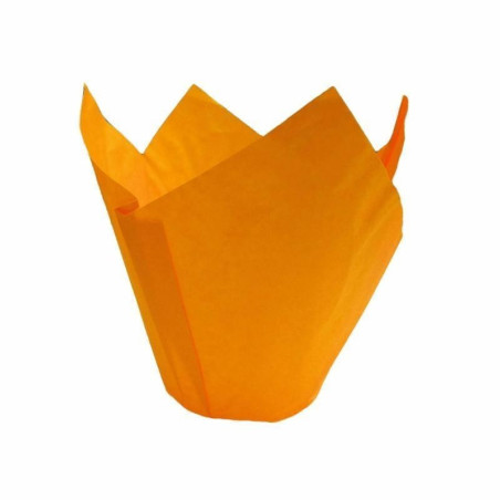 24 pirottini per muffin-tulipano-arancione