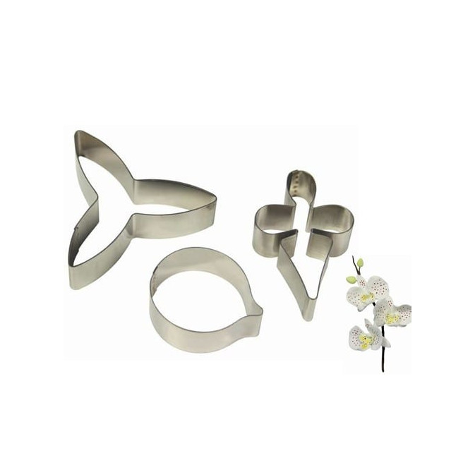 set di 3 stampini per orchidee da 8 cm