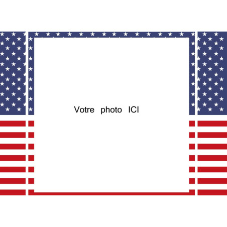 Foto commestibile USA - 21 x 29 cm