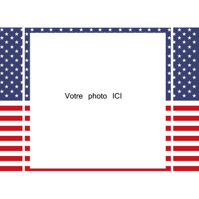 Foto commestibile USA - 21 x 29 cm