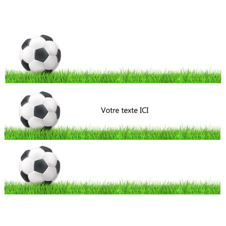 contorno per torta-calcio da personalizzare