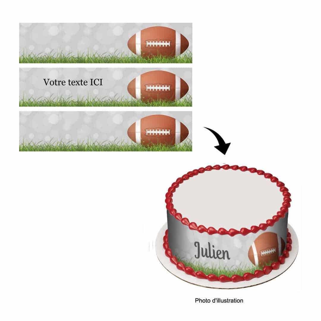 schema per torta-rugby da personalizzare