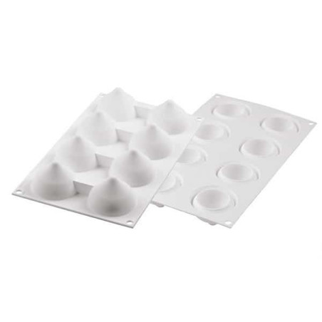 stampo per torta a goccia individuale silikomart