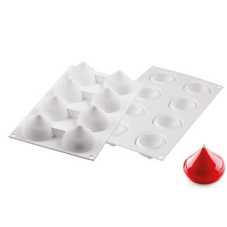 Stampo per torta a goccia individuale di Silikomart